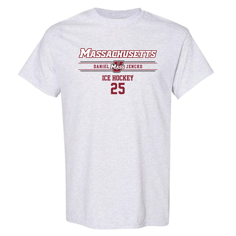 UMass - NCAA Men's Ice Hockey : Daniel Jencko - Classic Fashion Shersey T-Shirt-0