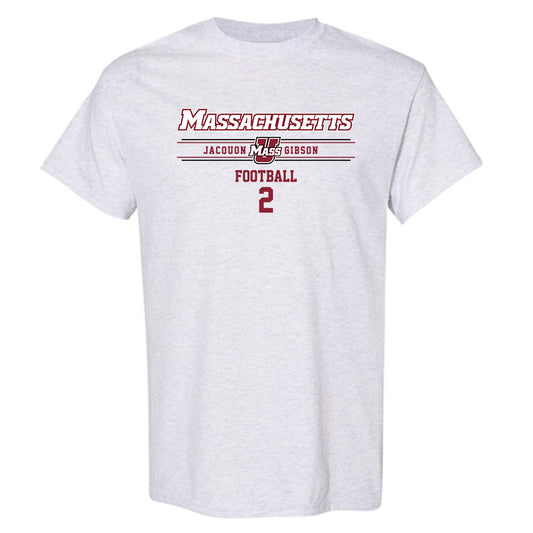 UMass - NCAA Football : Jacquon Gibson - Classic Fashion Shersey T-Shirt