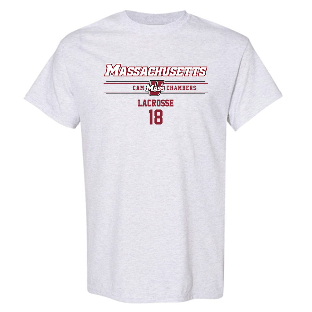 UMass - NCAA Men's Lacrosse : Cam Chambers - Classic Fashion Shersey T-Shirt-0