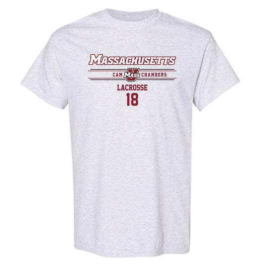 UMass - NCAA Men's Lacrosse : Cam Chambers - Classic Fashion Shersey T-Shirt-0