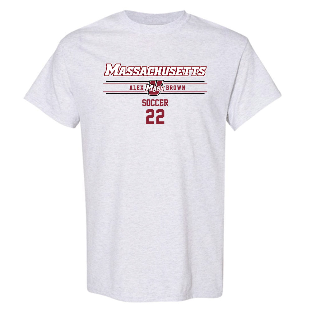UMass - NCAA Men's Soccer : Alex Brown - Classic Fashion Shersey T-Shirt-0
