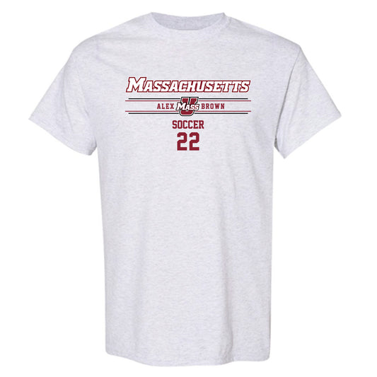 UMass - NCAA Men's Soccer : Alex Brown - Classic Fashion Shersey T-Shirt-0