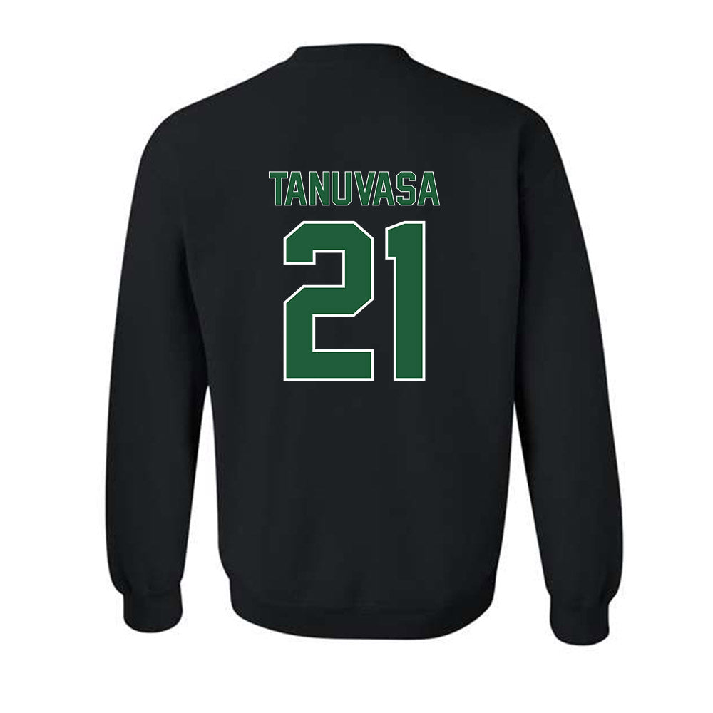 Utah Valley - NCAA Women's Basketball : Naia Tanuvasa - Classic Fashion Shersey Crewneck Sweatshirt-1