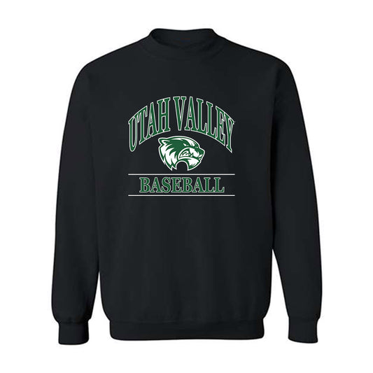Utah Valley - NCAA Baseball : Hunter Lutman - Classic Fashion Shersey Crewneck Sweatshirt-0