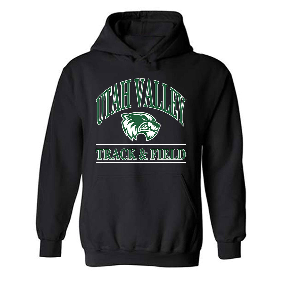 Utah Valley - NCAA Women's Track & Field : Tylee Davis - Classic Fashion Shersey Hooded Sweatshirt-0