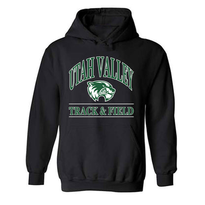 Utah Valley - NCAA Men's Track & Field : Trevor Hill - Classic Fashion Shersey Hooded Sweatshirt-0