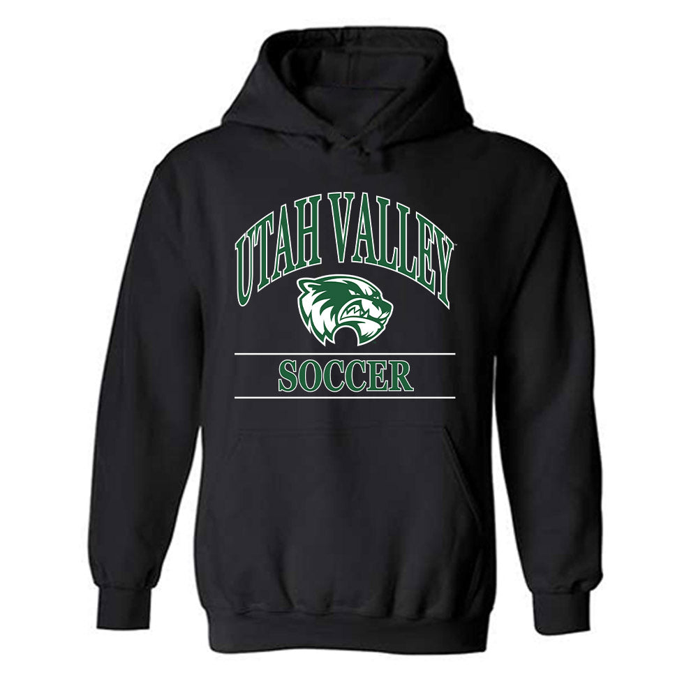 Utah Valley - NCAA Women's Soccer : Isabella Stewart - Classic Fashion Shersey Hooded Sweatshirt-0