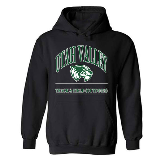 Utah Valley - NCAA Women's Track & Field : Karsten Deakin - Classic Fashion Shersey Hooded Sweatshirt-0