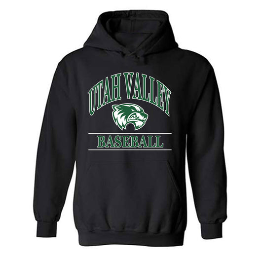 Utah Valley - NCAA Baseball : Cole Startin - Classic Fashion Shersey Hooded Sweatshirt-0