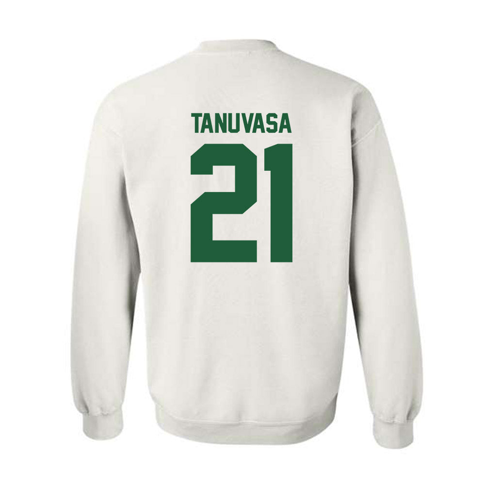 Utah Valley - NCAA Women's Basketball : Naia Tanuvasa - Classic Fashion Shersey Crewneck Sweatshirt-1