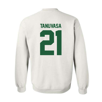 Utah Valley - NCAA Women's Basketball : Naia Tanuvasa - Classic Fashion Shersey Crewneck Sweatshirt-1
