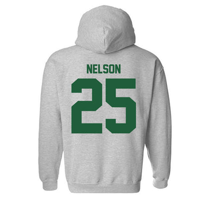 Utah Valley - NCAA Women's Basketball : Halle Nelson - Classic Fashion Shersey Hooded Sweatshirt-1