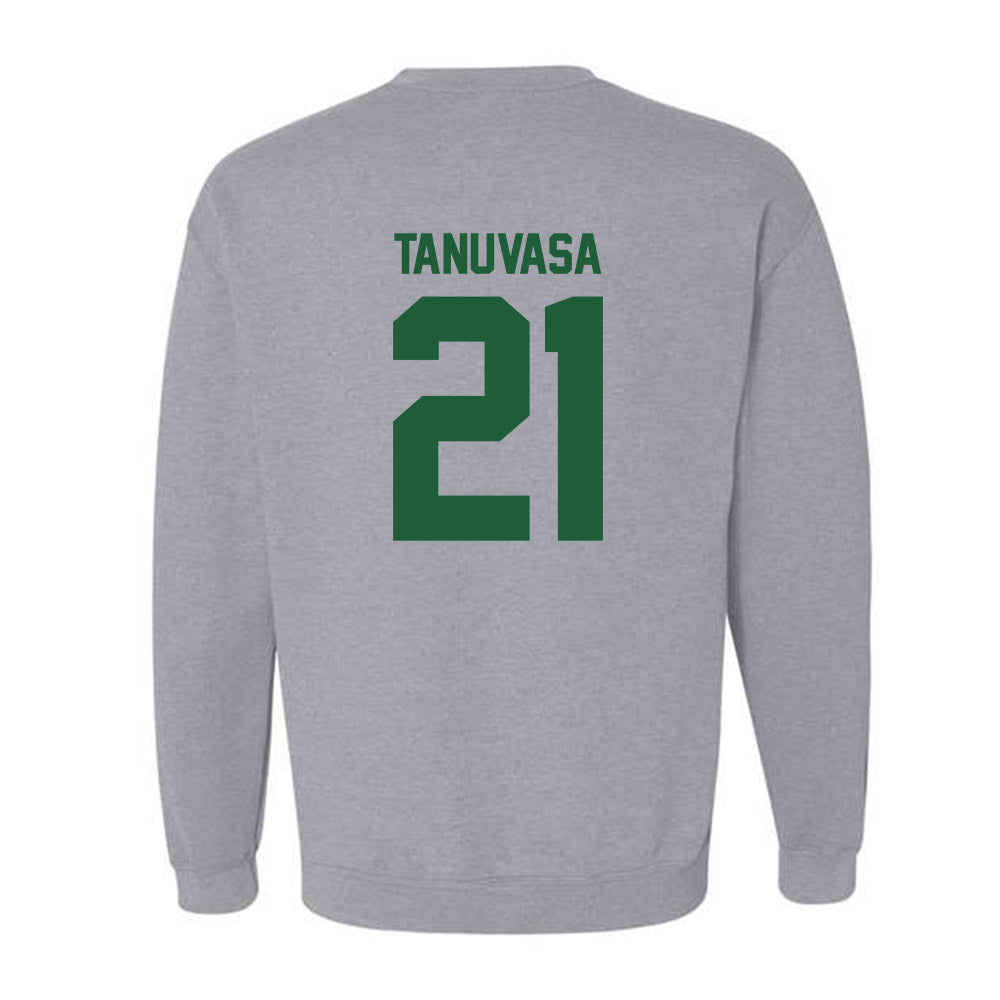 Utah Valley - NCAA Women's Basketball : Naia Tanuvasa - Classic Fashion Shersey Crewneck Sweatshirt-1