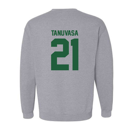 Utah Valley - NCAA Women's Basketball : Naia Tanuvasa - Classic Fashion Shersey Crewneck Sweatshirt-1