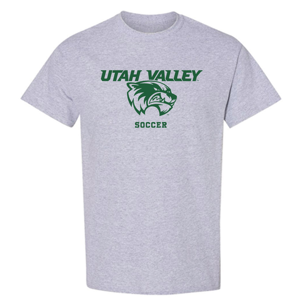 Utah Valley - NCAA Men's Soccer : nil Grau - Classic Fashion Shersey T-Shirt-0
