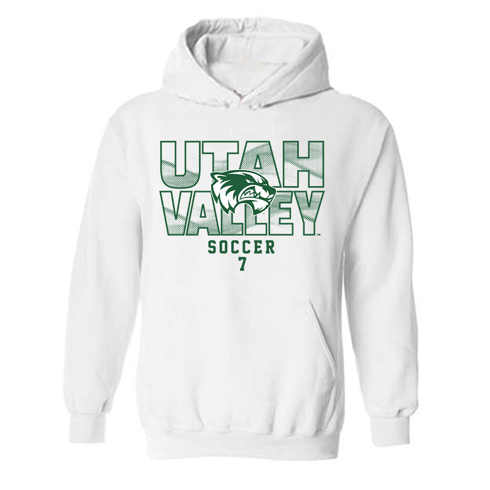 Utah Valley - NCAA Men's Soccer : Jose Luis Martin Montealegre - Classic Shersey Hooded Sweatshirt-0