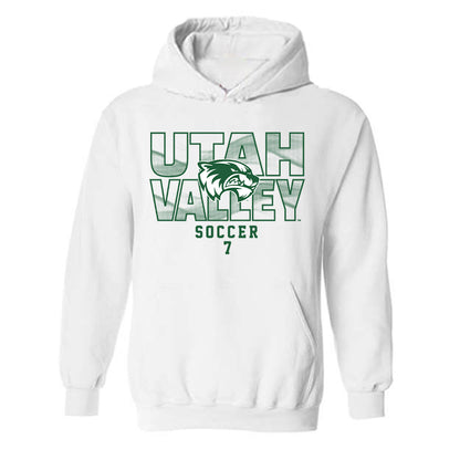 Utah Valley - NCAA Men's Soccer : Jose Luis Martin Montealegre - Classic Shersey Hooded Sweatshirt-0