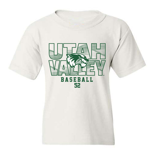 Utah Valley - NCAA Baseball : Hunter Lutman - Classic Shersey Youth T-Shirt-0