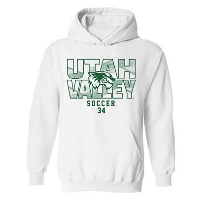 Utah Valley - NCAA Men's Soccer : Riley Brooks - Classic Shersey Hooded Sweatshirt-0