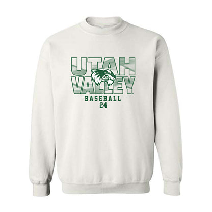 Utah Valley - NCAA Baseball : Jacob Heppner - Classic Shersey Crewneck Sweatshirt-0