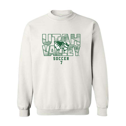 Utah Valley - NCAA Men's Soccer : Jose Luis Martin Montealegre - Classic Shersey Crewneck Sweatshirt-0