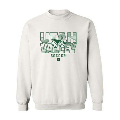 Utah Valley - NCAA Women's Soccer : Quinn Rustand - Classic Shersey Crewneck Sweatshirt-0