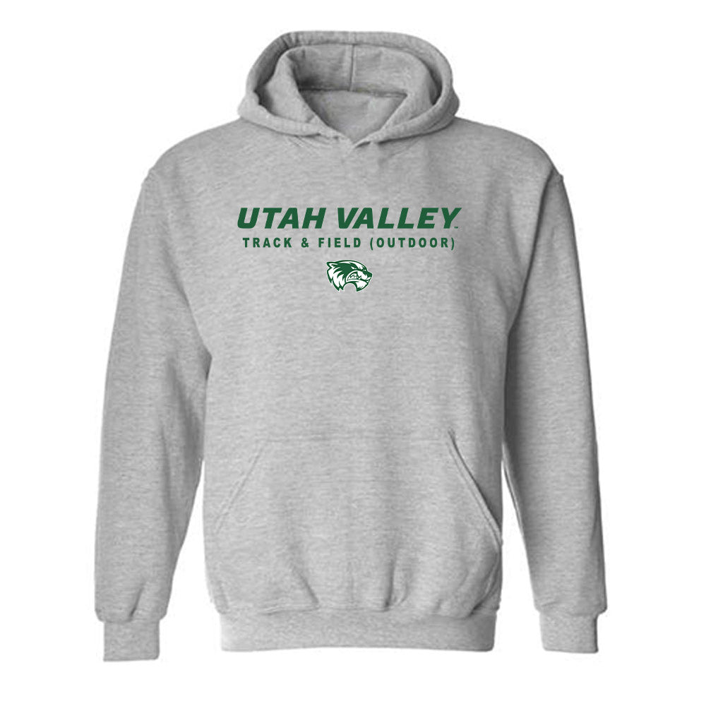 Utah Valley - NCAA Women's Track & Field : Karsten Deakin - Classic Shersey Hooded Sweatshirt-0