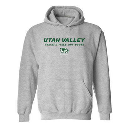 Utah Valley - NCAA Women's Track & Field : Karsten Deakin - Classic Shersey Hooded Sweatshirt-0
