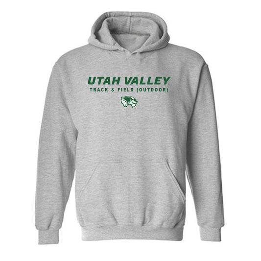 Utah Valley - NCAA Women's Track & Field : Karsten Deakin - Classic Shersey Hooded Sweatshirt-0