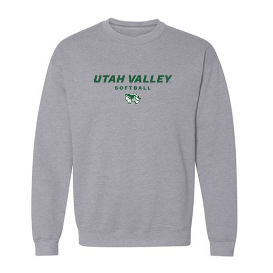 Utah Valley - NCAA Softball : Kahikina Watts - Classic Shersey Crewneck Sweatshirt-0