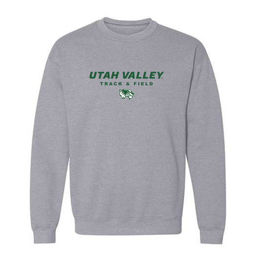 Utah Valley - NCAA Men's Track & Field : Porter Westerlind - Classic Shersey Crewneck Sweatshirt-0