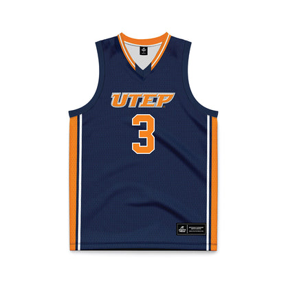 UTEP - NCAA Women's Basketball : Ivane Tensaie - Blue Basketball Jersey-0