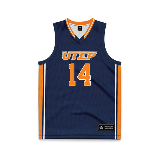 UTEP - NCAA Women's Basketball : Tatiana Collazo - Blue Basketball Jersey-0