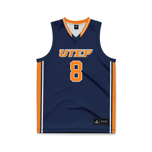 UTEP - NCAA Women's Basketball : Brooklyn Terry - Blue Basketball Jersey-0