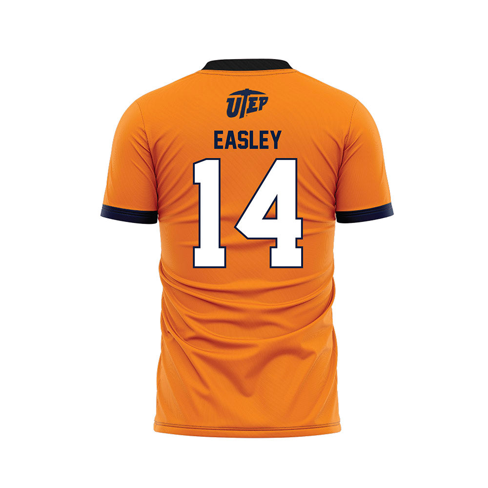 UTEP - NCAA Women's Soccer : Avery Easley - Orange Soccer Jersey-1