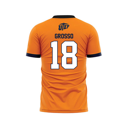 UTEP - NCAA Women's Soccer : Ava Grosso - Orange Soccer Jersey-1