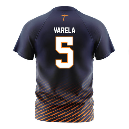 UTEP - NCAA Women's Soccer : Lauren Varela - Blue Soccer Jersey-1
