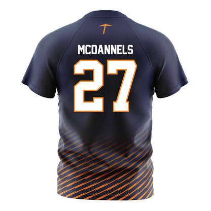 UTEP - NCAA Women's Soccer : Zeta McDannels - Blue Soccer Jersey-1