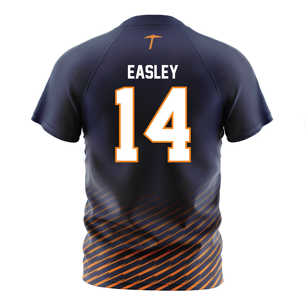 UTEP - NCAA Women's Soccer : Avery Easley - Blue Soccer Jersey-1