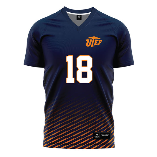 UTEP - NCAA Women's Soccer : Ava Grosso - Blue Soccer Jersey-0