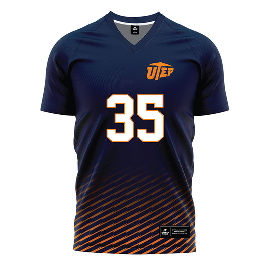 UTEP - NCAA Women's Soccer : Kaila Hudson - Blue Soccer Jersey-0