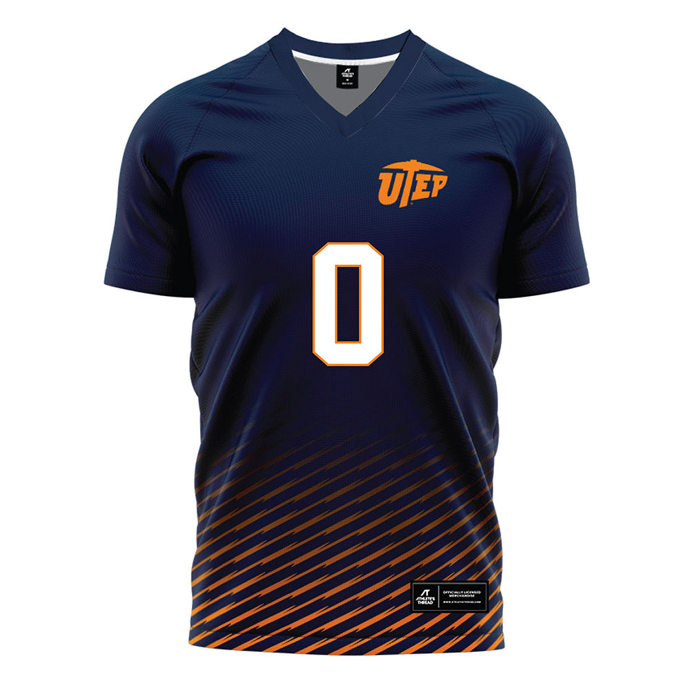 UTEP - NCAA Women's Soccer : Savanah Finley - Blue Soccer Jersey-0