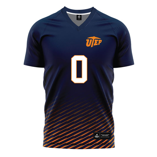 UTEP - NCAA Women's Soccer : Savanah Finley - Blue Soccer Jersey-0