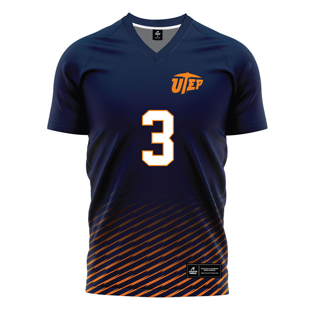 UTEP - NCAA Women's Soccer : Mina Rodriguez - Blue Soccer Jersey