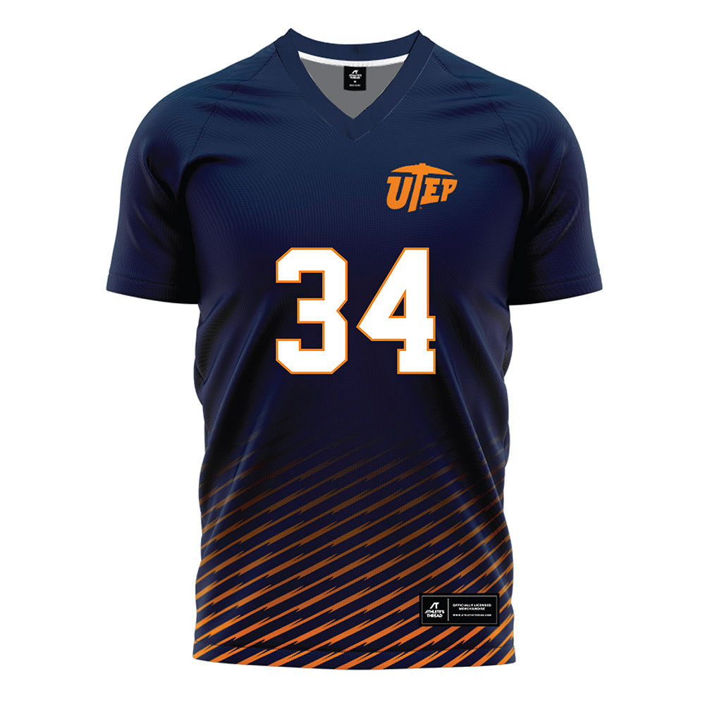 UTEP - NCAA Women's Soccer : Cassandra Garza - Blue Soccer Jersey