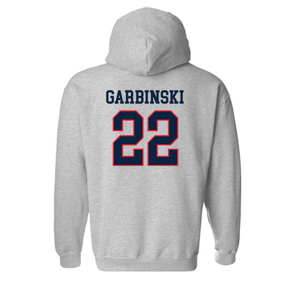 UConn - NCAA Baseball : Garret Garbinski - Classic Shersey Hooded Sweatshirt-1