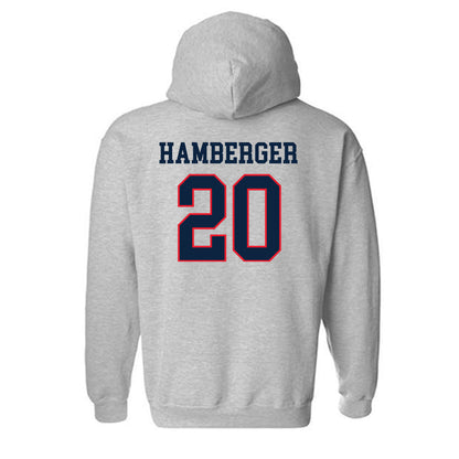 UConn - NCAA Baseball : Evan Hamberger - Classic Shersey Hooded Sweatshirt