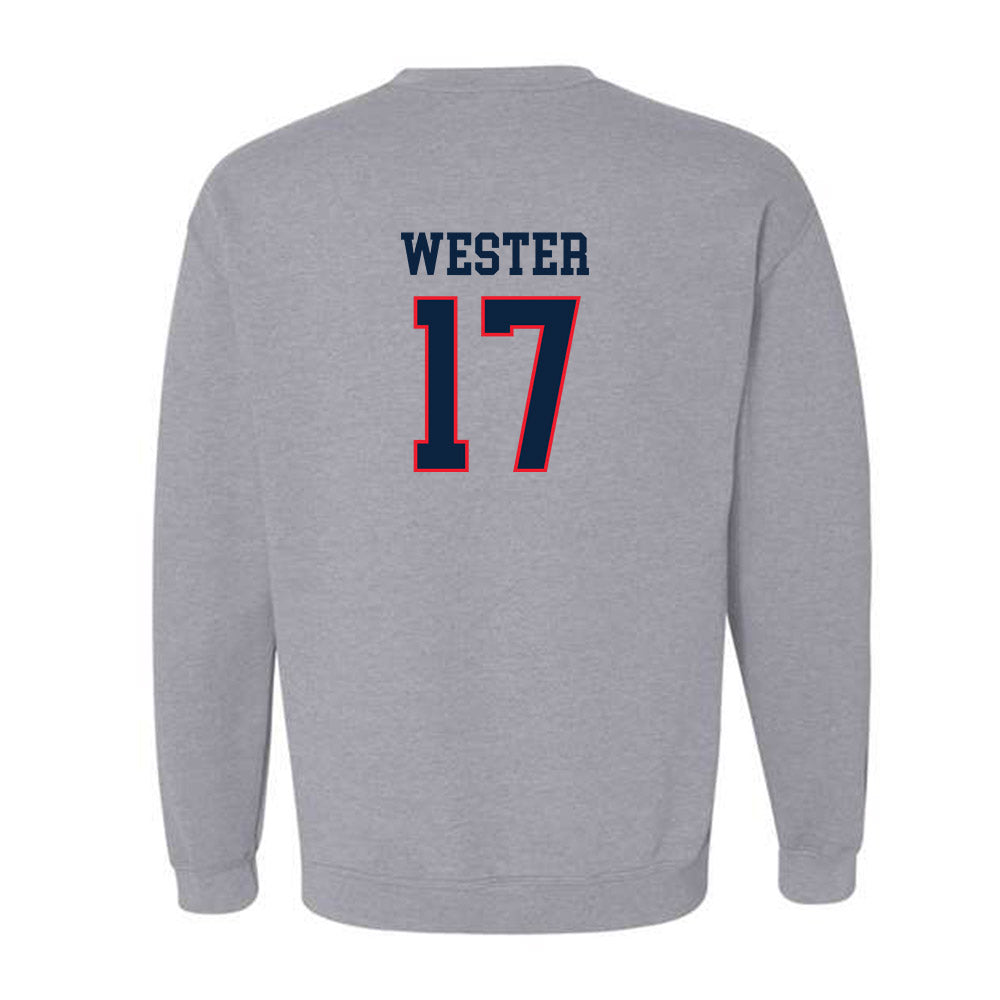 UConn - NCAA Men's Soccer : Edward Wester - Classic Shersey Crewneck Sweatshirt-1