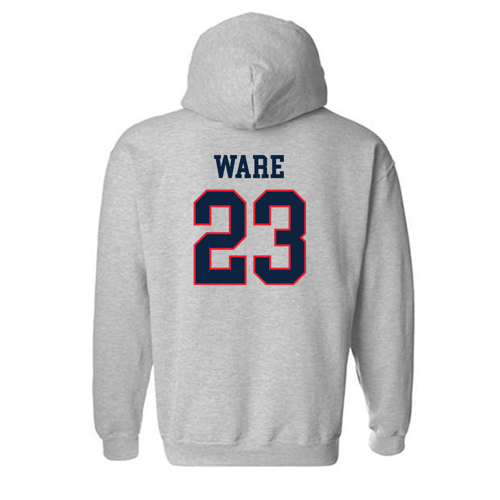 UConn - NCAA Women's Ice Hockey : Brianna Ware - Classic Shersey Hooded Sweatshirt