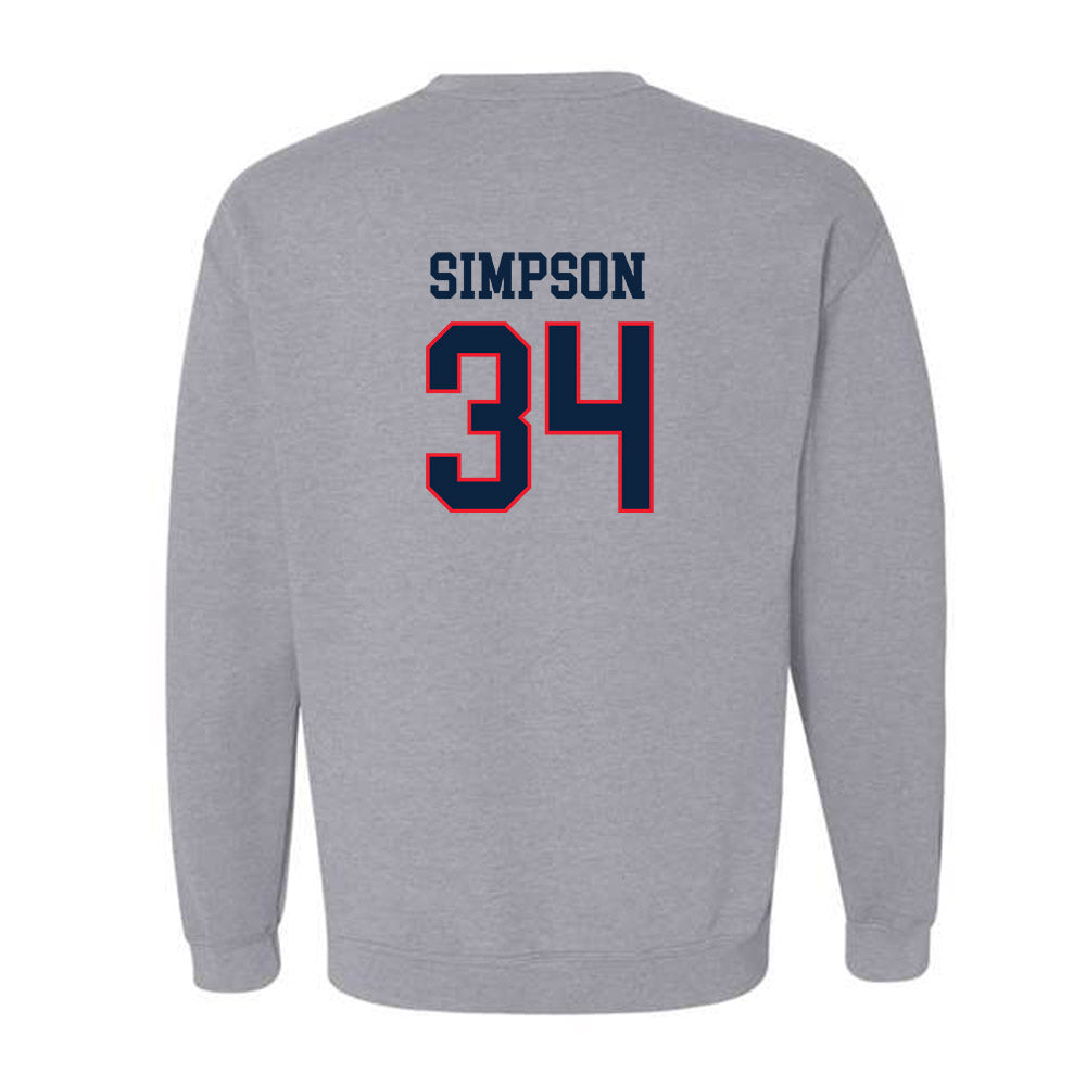 UConn - NCAA Men's Ice Hockey : Owen Simpson - Classic Shersey Crewneck Sweatshirt